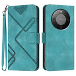 Custodia per cellulare in pelle con motivo a linea, For Honor X5c 4G / X5c Plus, For Honor Magic8 Pro, For Honor Magic8, For Honor X70 5G / X9d 5G