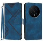 Custodia per cellulare in pelle con motivo a linea, For Honor X5c 4G / X5c Plus, For Honor Magic8 Pro, For Honor Magic8, For Honor X70 5G / X9d 5G