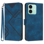Custodia per cellulare in pelle con motivo a linea, For Honor 400 Smart / X7d 4G / Play 10T 5G, For Honor Play10 4G, For Honor X6c 4G / X5b / X5b Plus Global, For Honor GT Pro