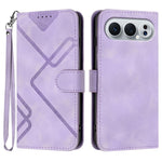 Custodia per cellulare in pelle con motivo a linea, For Honor 600 Lite Global, For Honor X8d 4G, For Honor Play 60A 5G, For Honor 500 / 500 Pro Global 155.8mm