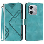 Custodia per cellulare in pelle con motivo a linea, For Honor 600 Lite Global, For Honor X8d 4G, For Honor Play 60A 5G, For Honor 500 / 500 Pro Global 155.8mm
