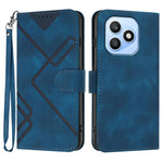 Custodia per cellulare in pelle con motivo a linea, For Honor 600 Lite Global, For Honor X8d 4G, For Honor Play 60A 5G, For Honor 500 / 500 Pro Global 155.8mm