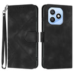 Custodia per cellulare in pelle con motivo a linea, For Honor 600 Lite Global, For Honor X8d 4G, For Honor Play 60A 5G, For Honor 500 / 500 Pro Global 155.8mm