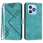 Custodia per cellulare in pelle con motivo a linea, For Honor 600 Lite Global, For Honor X8d 4G, For Honor Play 60A 5G, For Honor 500 / 500 Pro Global 155.8mm