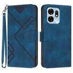 Custodia per cellulare in pelle con motivo a linea, For Honor 600 Lite Global, For Honor X8d 4G, For Honor Play 60A 5G, For Honor 500 / 500 Pro Global 155.8mm