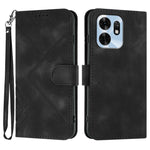 Custodia per cellulare in pelle con motivo a linea, For Honor 600 Lite Global, For Honor X8d 4G, For Honor Play 60A 5G, For Honor 500 / 500 Pro Global 155.8mm
