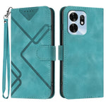 Custodia per cellulare in pelle con motivo a linea, For Honor 600 Lite Global, For Honor X8d 4G, For Honor Play 60A 5G, For Honor 500 / 500 Pro Global 155.8mm