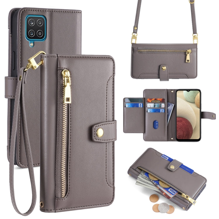 Custodia portafoglio in pelle con cerniera per Samsung Galaxy S21
