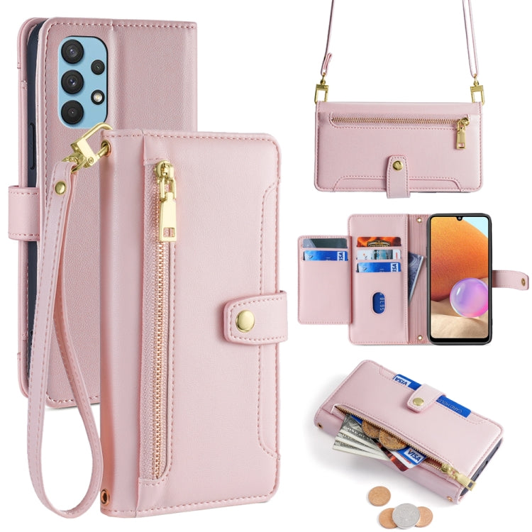 Custodia portafoglio in pelle con cerniera per Samsung Galaxy S21