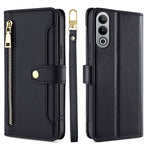Custodia per telefono in pelle con portafoglio con cerniera a tracolla Lite Sheep Texture, For OnePlus Nord CE 4 Lite 5G, For OnePlus Ace 3V 5G, For OnePlus Nord CE4, For OnePlus Ace 2 Pro