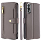 Custodia per telefono in pelle con portafoglio con cerniera a tracolla Lite Sheep Texture, For OnePlus Nord CE 4 Lite 5G, For OnePlus Ace 3V 5G, For OnePlus Nord CE4, For OnePlus Ace 2 Pro