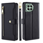 Custodia per telefono in pelle con portafoglio con cerniera a tracolla Lite Sheep Texture, For OnePlus Ace 5 Ultra / Nord 5, For OnePlus Ace 5 Racing / Nord CE5, For OnePlus Ace 5 / 5 Pro, For OnePlus Ace 3 Pro 5G