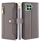 Custodia per telefono in pelle con portafoglio con cerniera a tracolla Lite Sheep Texture, For OnePlus Ace 5 Ultra / Nord 5, For OnePlus Ace 5 Racing / Nord CE5, For OnePlus Ace 5 / 5 Pro, For OnePlus Ace 3 Pro 5G