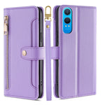 Custodia per telefono in pelle con portafoglio con cerniera a tracolla Lite Sheep Texture, For OnePlus Nord CE 4 Lite 5G, For OnePlus Ace 3V 5G, For OnePlus Nord CE4, For OnePlus Ace 2 Pro
