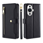 Custodia per telefono in pelle con portafoglio con cerniera a tracolla Lite Sheep Texture, For Huawei nova 12 5G, For Huawei nova 11 Pro 4G / 11 Ultra 4G, For Huawei nova 11 4G