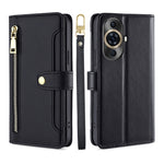 Custodia per telefono in pelle con portafoglio con cerniera a tracolla Lite Sheep Texture, For Huawei nova 12 5G, For Huawei nova 11 Pro 4G / 11 Ultra 4G, For Huawei nova 11 4G