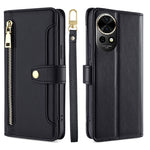 Custodia per telefono in pelle con portafoglio con cerniera a tracolla Lite Sheep Texture, For Huawei nova 12 5G, For Huawei nova 11 Pro 4G / 11 Ultra 4G, For Huawei nova 11 4G