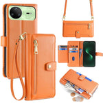 Custodia per telefono in pelle con portafoglio con cerniera a tracolla Lite Sheep Texture, For Huawei Enjoy 90 Pro Max 5G, For Huawei Enjoy 90 Plus 5G, For Huawei nova 15 Ultra, For Huawei nova 15 Pro