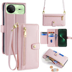 Custodia per telefono in pelle con portafoglio con cerniera a tracolla Lite Sheep Texture, For Huawei Enjoy 90 Pro Max 5G, For Huawei Enjoy 90 Plus 5G, For Huawei nova 15 Ultra, For Huawei nova 15 Pro