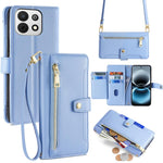 Custodia per telefono in pelle con portafoglio con cerniera a tracolla Lite Sheep Texture, For Huawei Enjoy 90 Pro Max 5G, For Huawei Enjoy 90 Plus 5G, For Huawei nova 15 Ultra, For Huawei nova 15 Pro