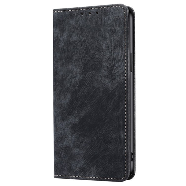 Custodia per telefono in pelle magnetica con spazzola antifurto RFID, For OPPO A2 Pro 5G, For OPPO A58 4G, For OPPO Reno10 5G / Reno10 Pro 5G Global, For OPPO A78 4G