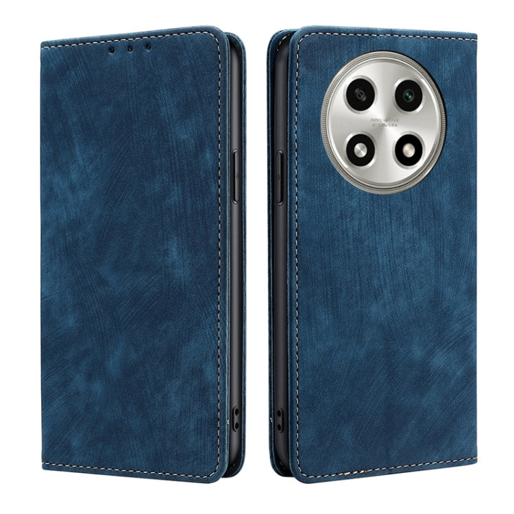 Custodia per telefono in pelle magnetica con spazzola antifurto RFID, For OPPO A2 Pro 5G, For OPPO A58 4G, For OPPO Reno10 5G / Reno10 Pro 5G Global, For OPPO A78 4G