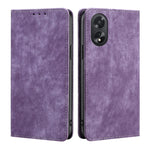 Custodia in pelle magnetica con blocco RFID per OPPO Reno11 F