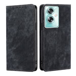 Custodia per telefono in pelle magnetica con spazzola antifurto RFID, For OPPO Reno10 Pro+ 5G, For OPPO A1 5G, For OPPO A79 5G