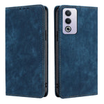 Custodia pelle magnetica con blocco RFID per OPPO Reno12 F 5G