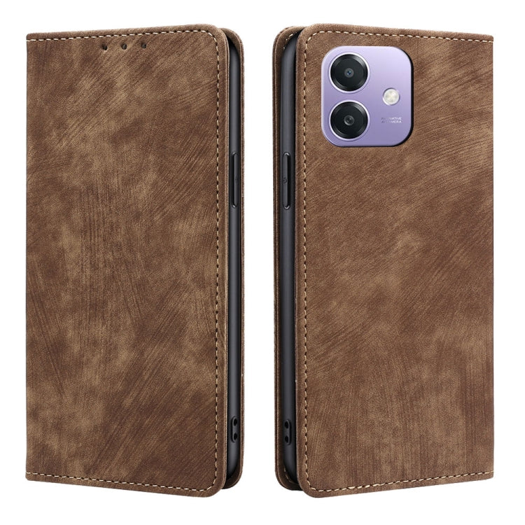 Custodia in pelle magnetica con blocco RFID per OPPO F29 5G
