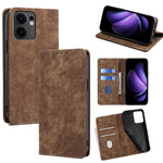 Custodia in pelle magnetica con blocco RFID per OPPO F29 5G
