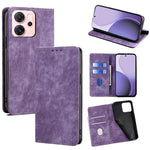 Custodia in pelle magnetica con blocco RFID per OPPO Find X9 Pro