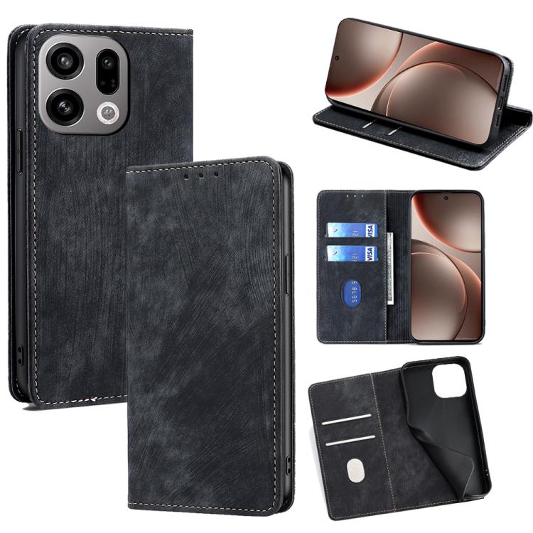 Custodia pelle magnetica con blocco RFID per OPPO A6x 4G