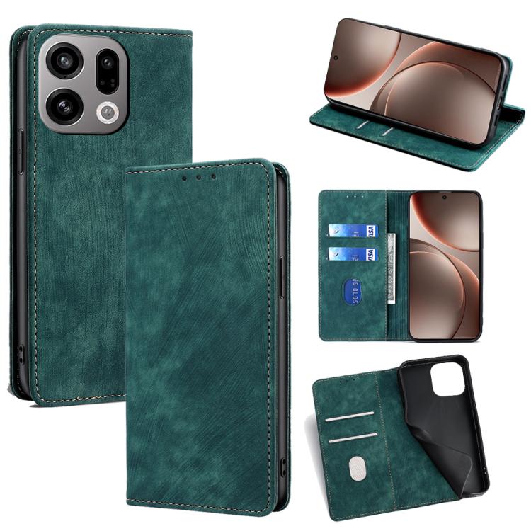 Custodia pelle magnetica con blocco RFID per OPPO A6x 4G
