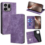 Custodia pelle magnetica con blocco RFID per OPPO A6x 4G
