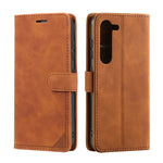 Custodia portafoglio in pelle con blocco RFID per Galaxy S23