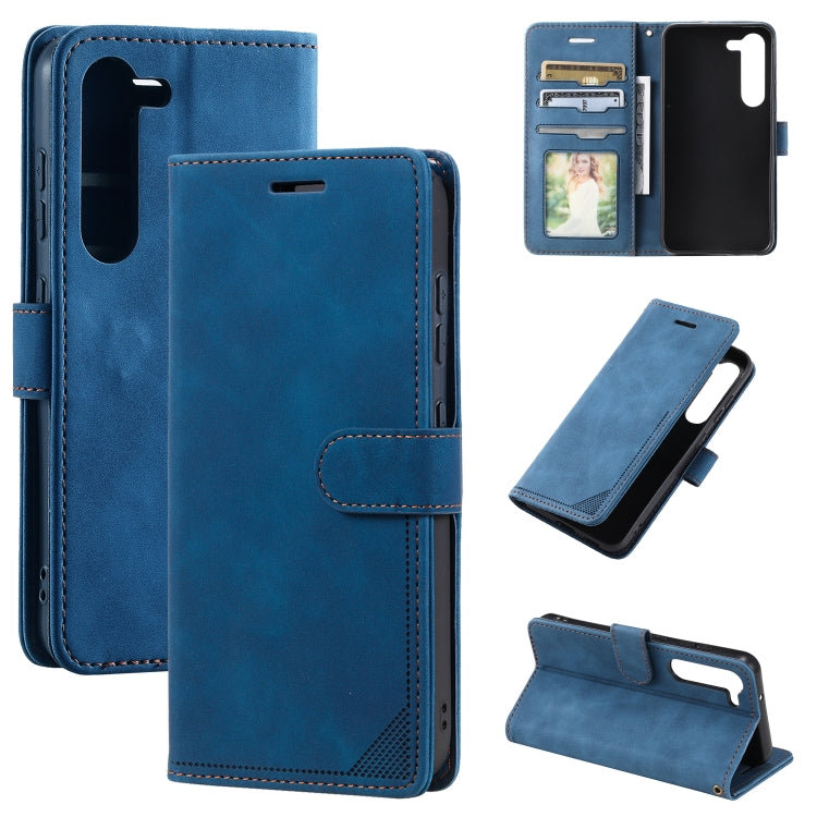 Custodia portafoglio in pelle con blocco RFID per Galaxy S23