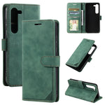 Custodia portafoglio in pelle con blocco RFID per Galaxy S23