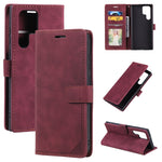 Custodia portafoglio in pelle con blocco RFID per Galaxy S23