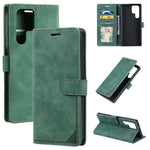 Custodia portafoglio in pelle con blocco RFID per Galaxy S23