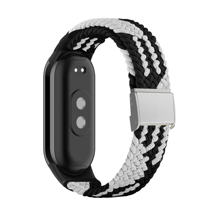 Cinturino regolabile con fibbia in acciaio intrecciato in nylon, For Xiaomi Mi Band 8