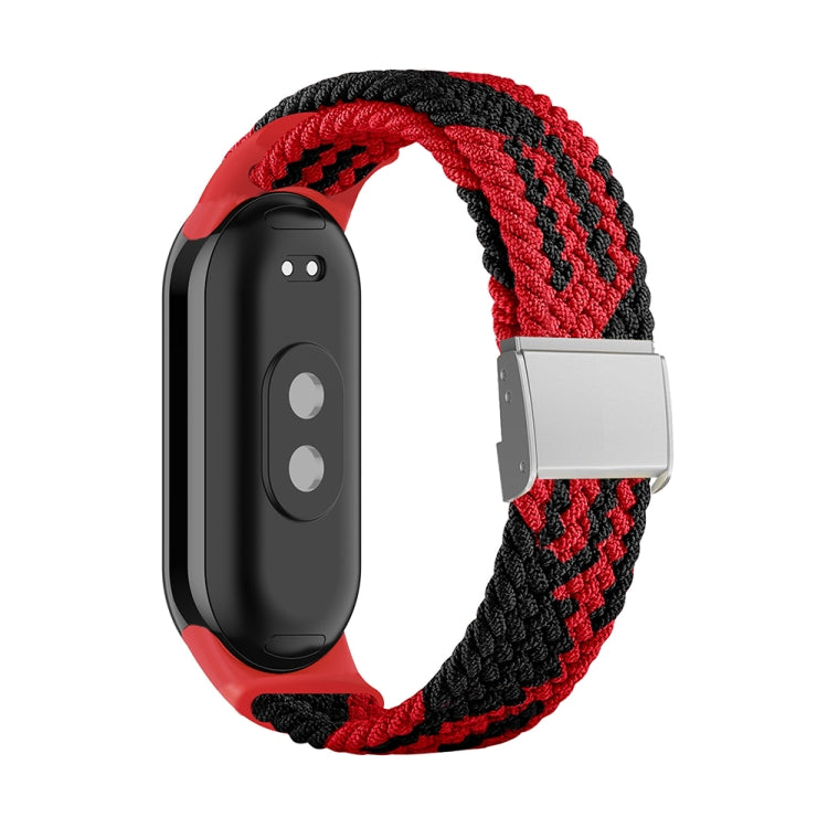 Cinturino regolabile con fibbia in acciaio intrecciato in nylon, For Xiaomi Mi Band 8