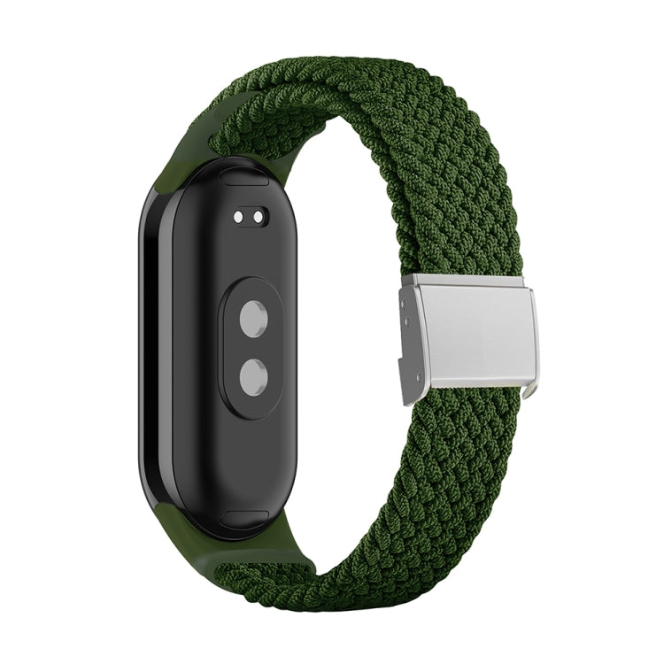 Cinturino regolabile con fibbia in acciaio intrecciato in nylon, For Xiaomi Mi Band 8