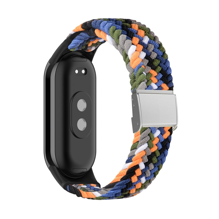 Cinturino regolabile con fibbia in acciaio intrecciato in nylon, For Xiaomi Mi Band 8