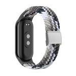 Cinturino regolabile con fibbia in acciaio intrecciato in nylon, For Xiaomi Mi Band 8