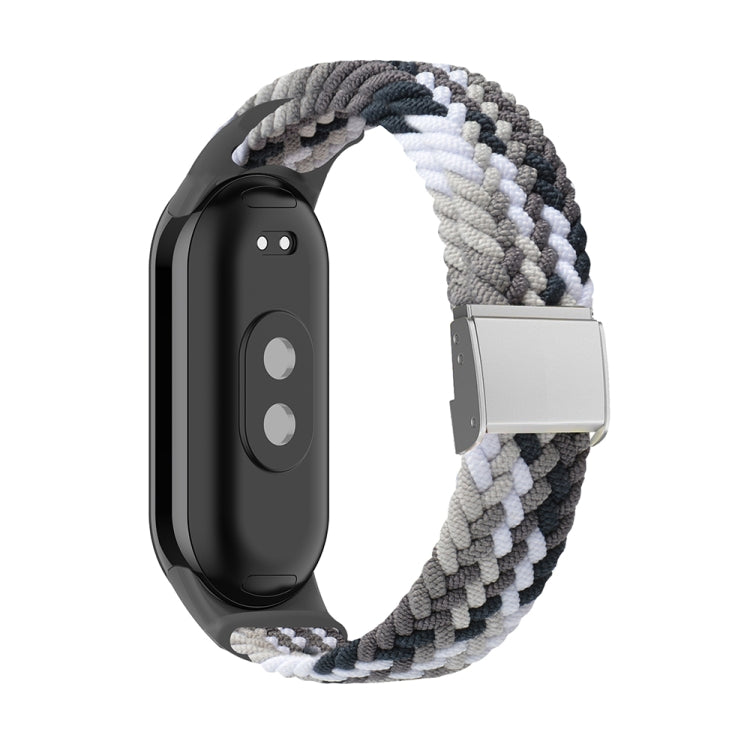 Cinturino regolabile con fibbia in acciaio intrecciato in nylon, For Xiaomi Mi Band 8