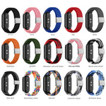 Cinturino regolabile con fibbia in acciaio intrecciato in nylon, For Xiaomi Mi Band 8