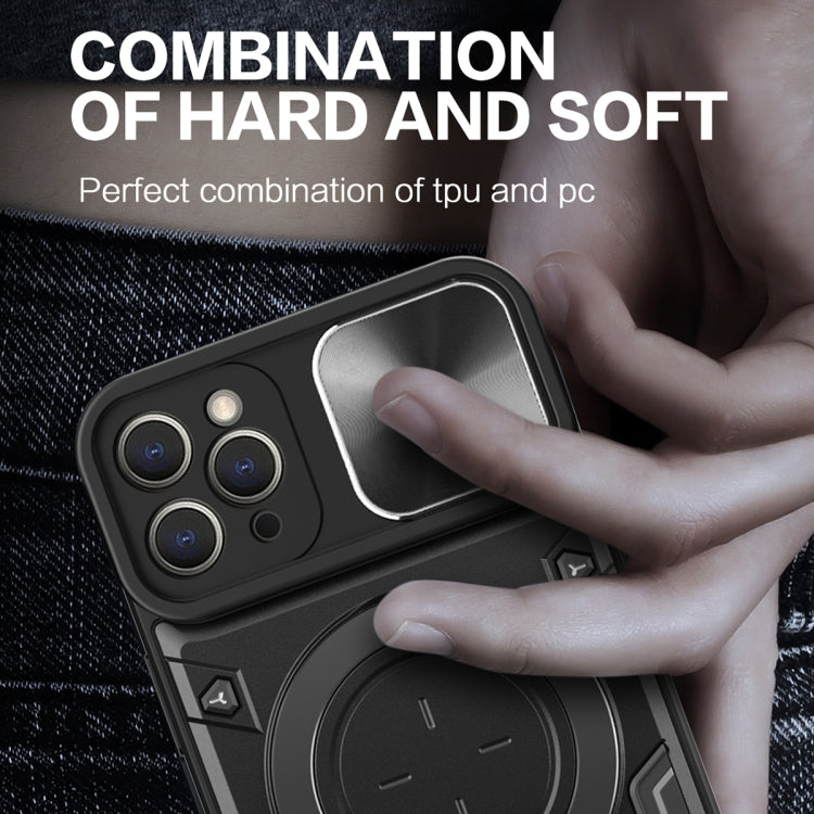 Custodia per telefono con supporto magnetico per camshield scorrevole con texture CD, For iPhone 12 Pro, For iPhone 11 Pro Max, For iPhone 11, For iPhone 11 Pro