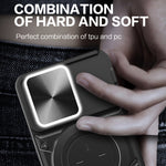 Custodia per telefono con supporto magnetico per camshield scorrevole con texture CD, For iPhone 15 Pro, For iPhone 15 Plus, For iPhone 15, For iPhone 14 Plus
