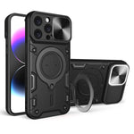 Custodia per telefono con supporto magnetico per camshield scorrevole con texture CD, For iPhone 17 Pro, For iPhone 17, For iPhone Air, For iPhone 16 Pro Max